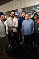 Thandel Movie Team at Vizag Airport Stills
